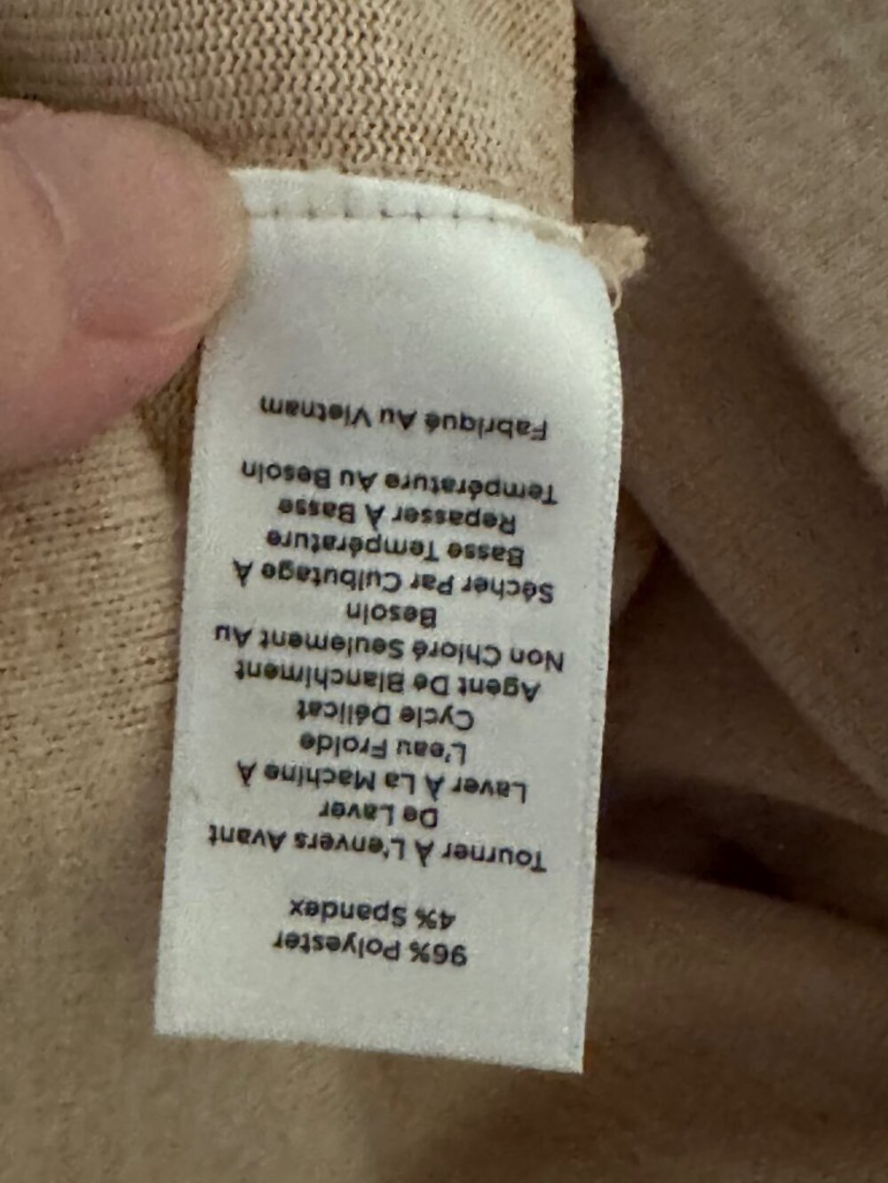 Haven Well Within by Talbots Beige Sweatshirt Lounge Sleep Shirt Top Size S Smal - Picture 14 of 14